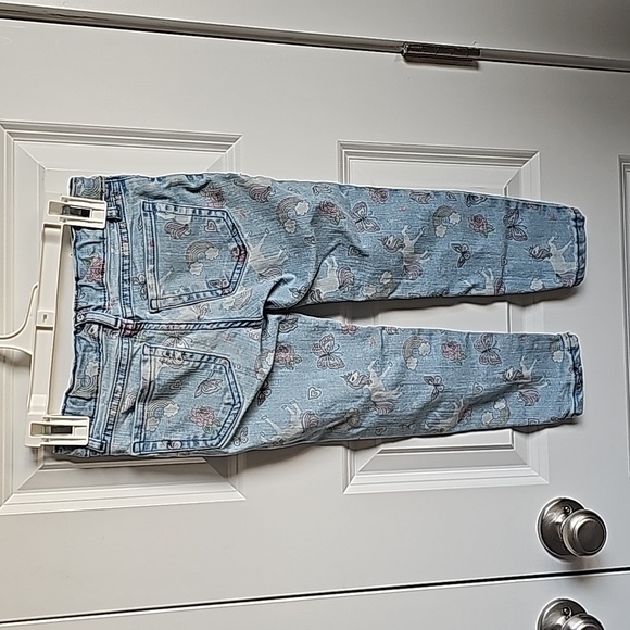 The Children's Place Unicorn Print Stretchy Jean W/ Adjustable Waistband Size 5 - Picture 2 of 7
